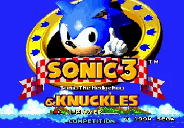 Sonic & Knuckles + Sonic The Hedgehog 3 (World) screen shot title